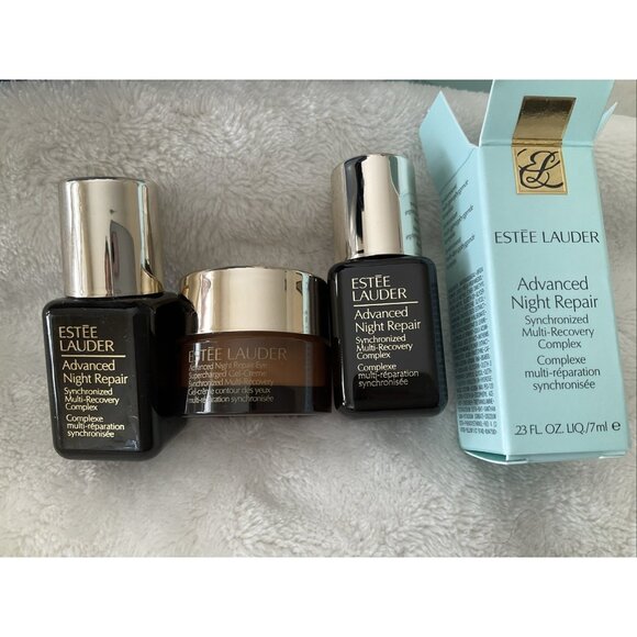 Estee Lauder Advanced Night Repair EYE .17 Oz , + 2 X FACE .23 Oz LOT 3 Travel S - Picture 1 of 4